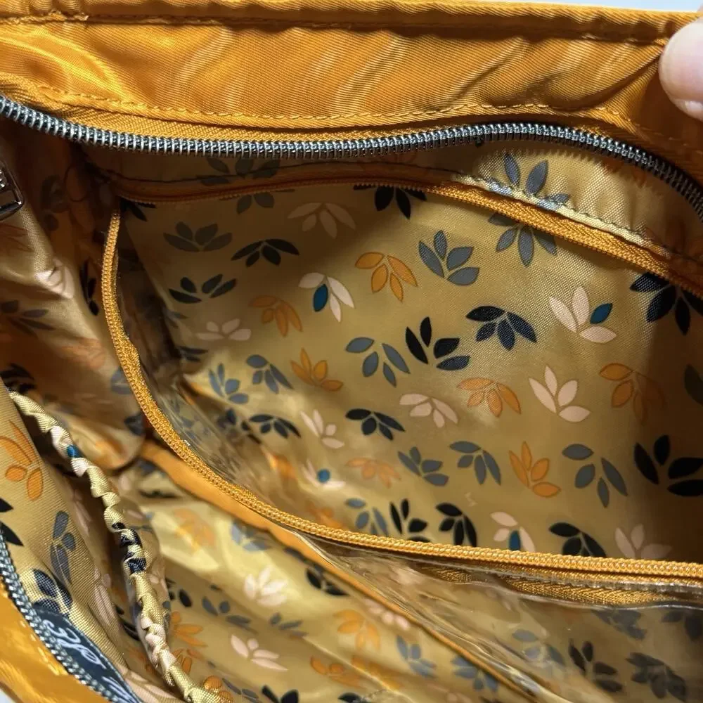Lug Shimmy SE RFID Crossbody Bag Purse Amber Yellow Gold Mustard 10